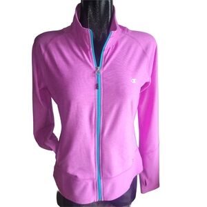 Champion Pink Zip-Up Performance Jacket M